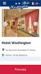 Mobile Screenshot of hotelwashingtonroma.com